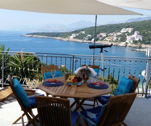  Terrace of apartment for rent with amazing sea view Utjeha Montenegro