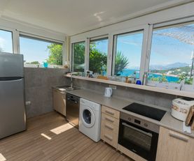 Kitchen  of apartment for rent Utjeha Montenegro Mediterranean Europe